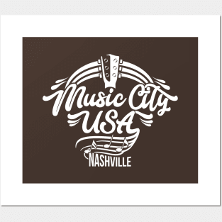 Music City USA Nashville Posters and Art